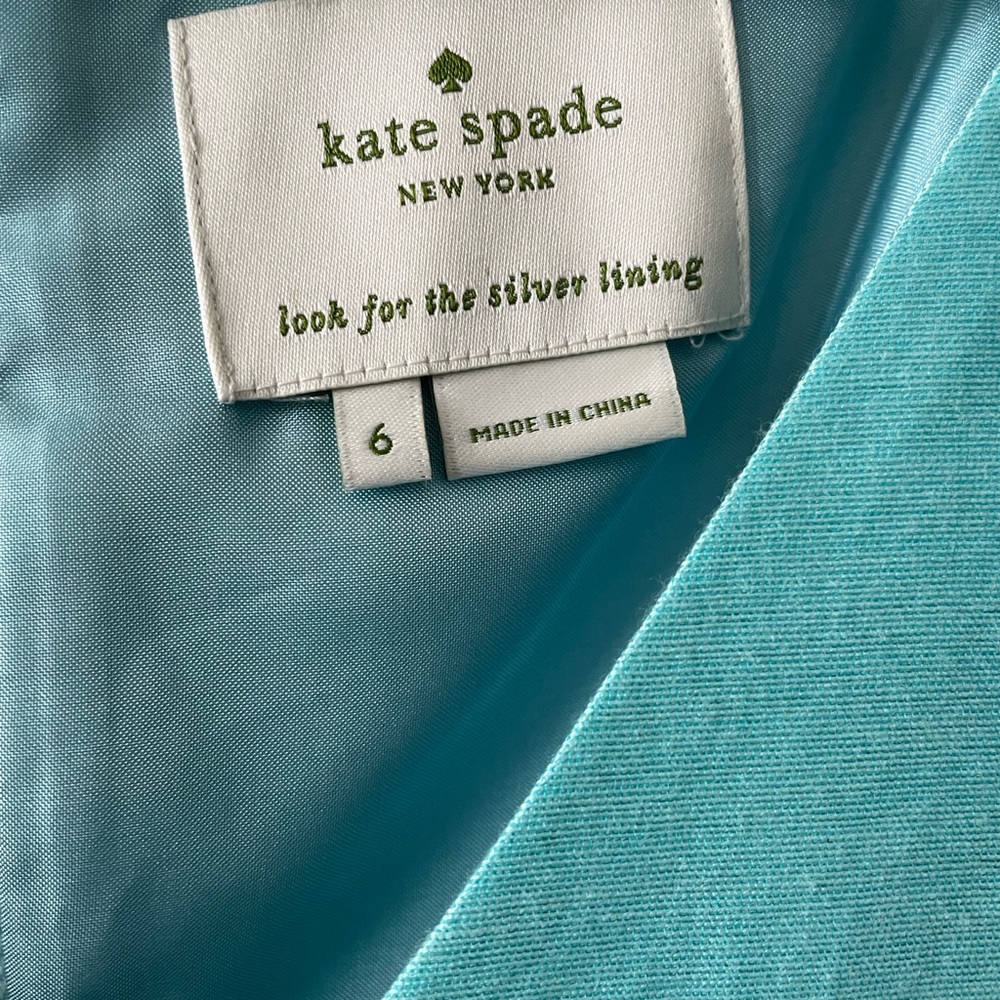 Kate Spade Tiffany Blue Fit and Flare Dress